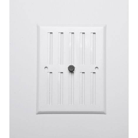 Grille Réglable Aluminium 0.8 Blanc 130x170mm
