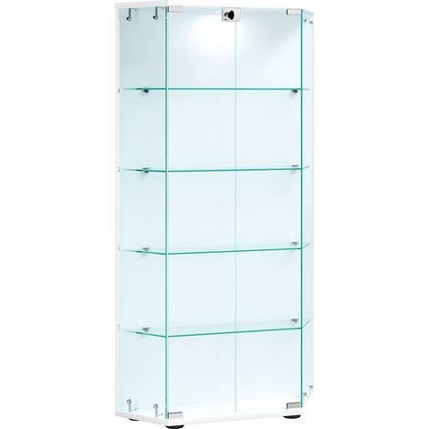 Étagère de présentation en bois en verre Cenila L 114x83x17 - VCM (1/3)