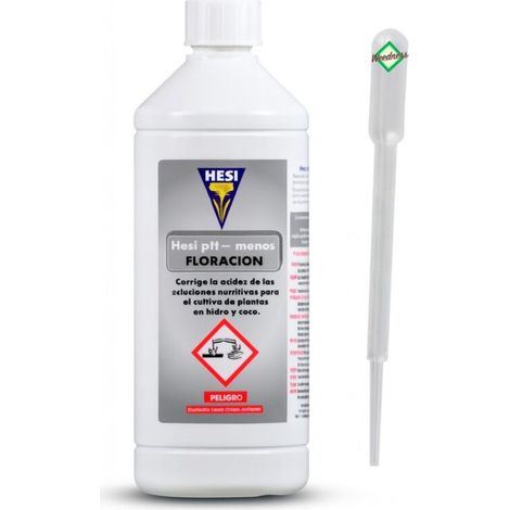 Hesi pH Minus 1 Liter pH Senker Nährlösung Wasserpflege Pflanzen (1/5)