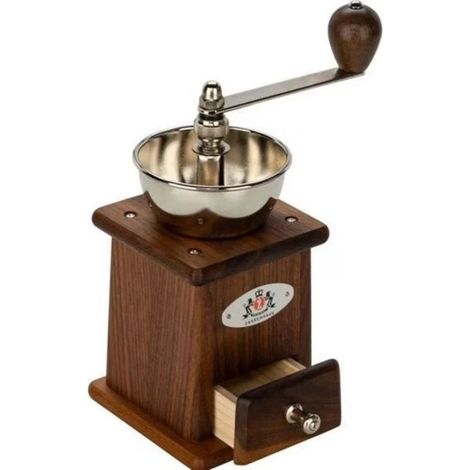 Zassenhaus 040272 Santos Macina caffe' manuale in noce con meccanismo in acciaio temprato capacita' 70 g regolabile colore Noce