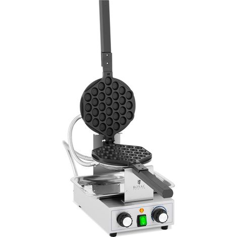 Máquina para hacer gofres de burbujas, de teflón, 1400 W