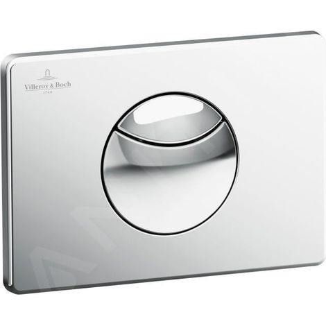Villeroy & Boch ViConnect - Plaque de déclenchement E100, chrome 92248561 (1/2)