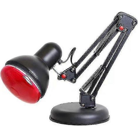 Lampe chauffante à infrarouge pour thérapie par la chaleur et la lumière, dispositif de soulagement de la douleur - Noir