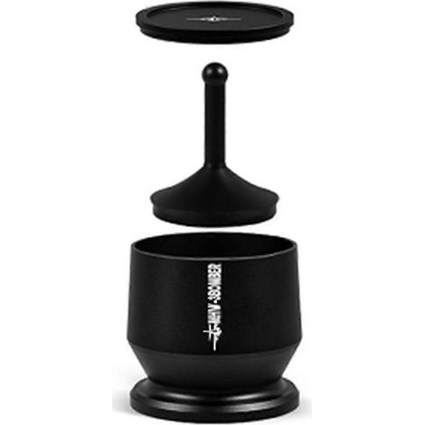 MHW-3BOMBER Tasse doseuse à expresso avec agitateur, entonnoir doseur en alliage d'aluminium, compatible avec porte-filtre de 58 mm, accessoires pour café
