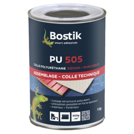 PU 505 de poliuretano adhesivo Bostik 1kg