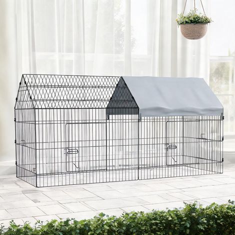 Cage pour rongeur argento Nero 220 x 85 x 103 cm (1/5)