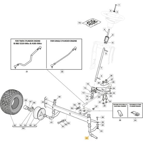 SX segadora de husillo modelos 1330M ORIGINAL STIGA 382230375/1