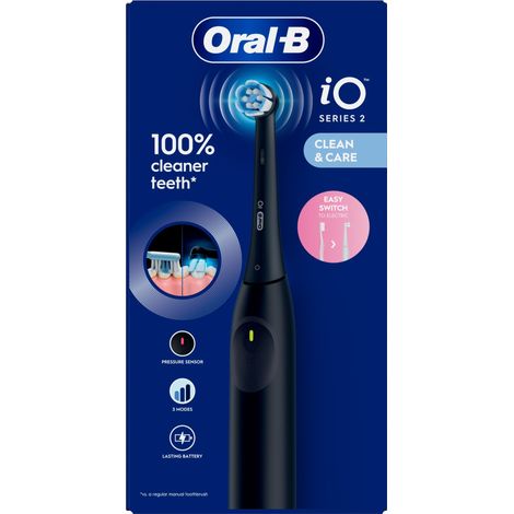 Cepillo de dientes eléctrico Oral-B iO 2, negro noche, 1 unidad. (1/5)