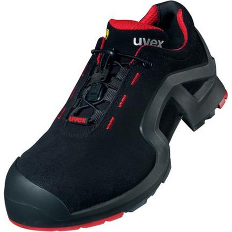 uvex Halbschuhe 1 support S3 schwarz rot Weite 10 Größe 52