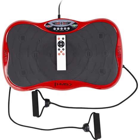 Rote Vibrationsplattform, einstellbare Geschwindigkeit, Fitnessgerät