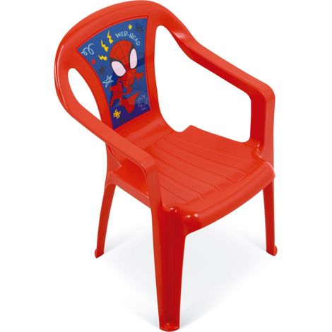 Chaise en plastique 36.5x40x51 cm - Spiderman (1/3)