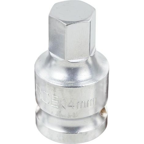 Bussola esagonale piena da 14 mm 1/2" (1/4)