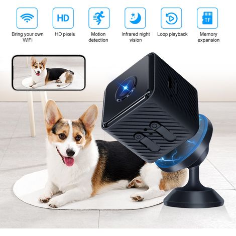 Caméra de sécurité Mini caméra espion surveillance wifi 1080P