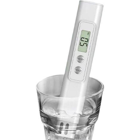 Compteur d'eau Ppm, testeur de qualité de l'eau potable, testeur de lecture instantanée pour l'eau, outil de test d'eau pour les expériences scientifiques, moniteur de boisson avec conception précise, (1/5)