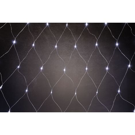 TrendLine LED-Lichternetz Außen 2 x 1,2 m warmweiß mit Timer Lichterketten (1/3)