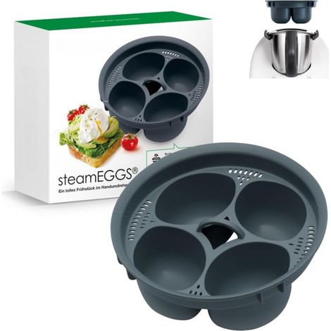 Cuiseur vapeur à œufs 4 en 1, accessoires Thermomix, convient pour TM5 TM6, cuiseur à œufs pochés (1/5)