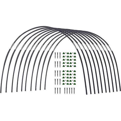 Gewächshaus-Set mit gebogenem Rahmen, faltbares Fiberglas-Stangenset für die Gartenarbeit (1/5)