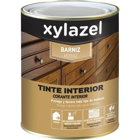 XYLAZEL barniz interior 375 incoloro brillante , La innovadora composición de resinas que contiene XYLAZEL BARNIZ TINTE INTERIOR le permite formar una capa con una gran resistencia (1/4)