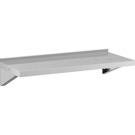 Estantería de cocina suspendida de acero hasta 80 kg 100 x 40 cm (1/3)