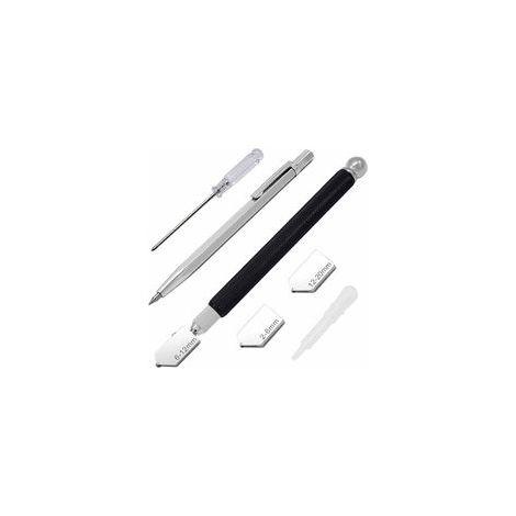 Coupe-verre professionnel au carbure de tungstène, argent, 2-20 mm – (1/4)