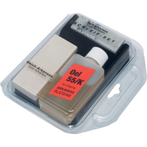 Schleifset Hart-Arkansas 3tlg. Plastikbox Müller (1/4)