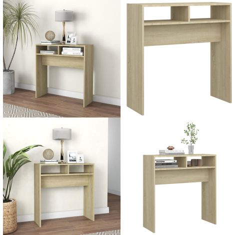 Konsolentisch Sonoma-Eiche 78x30x80 cm Holzwerkstoff - Konsolentisch - Flurtisch - Beistelltisch - Wohnraumgestaltung - Einrichtungstipps - Home & Living (1/5)