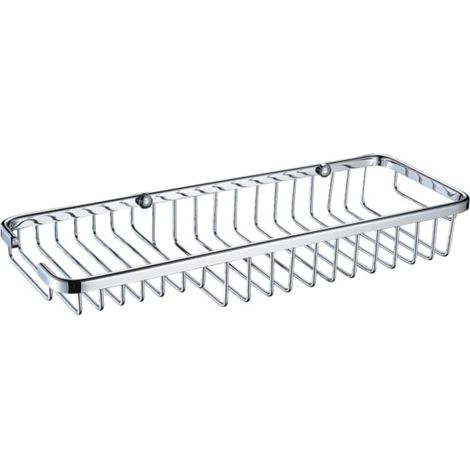 Bristan COMP BASK02 C Medium Wall Fixed Wire Basket Chrome