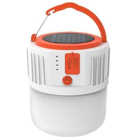 Lanterne de Camping - ZVD - Rechargeable Solaire - Étanche - Portable - Multifonctionnelle