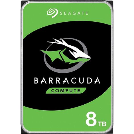Disco duro Seagate BarraCuda de 8 TB, 3,5", SATA ST8000DM004