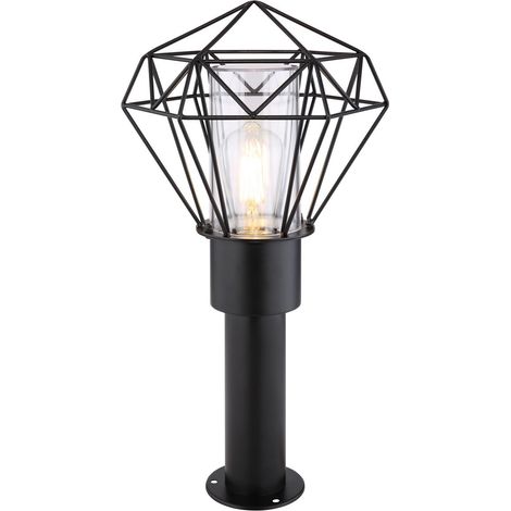 Globo Horace Lampadaire d'extérieur noir IP44 1x E27