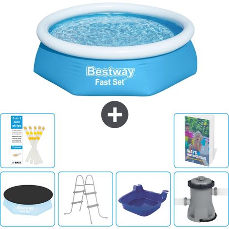 Bestway Piscina Bestway Fast Set Rotonda - 244x61 cm - 7-pezzi  S140