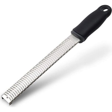 Zesteur râpe - Râpe à citron et à fromage - Inox - Noir - Ustensile de cuisine (1/5)