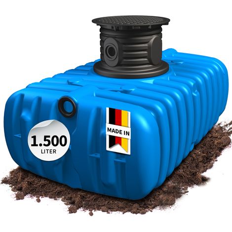 4rain FLAT S Flachtank 1500 Liter inkl. Schachtverlängerung (1/5)