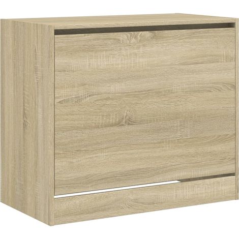 Scarpiera mobile contenitore per scarpe mobile per ingresso/corridoio/soggiorno design Sonoma 80 x 42 x 69 cm legno ingegnerizzato marrone 020021739
