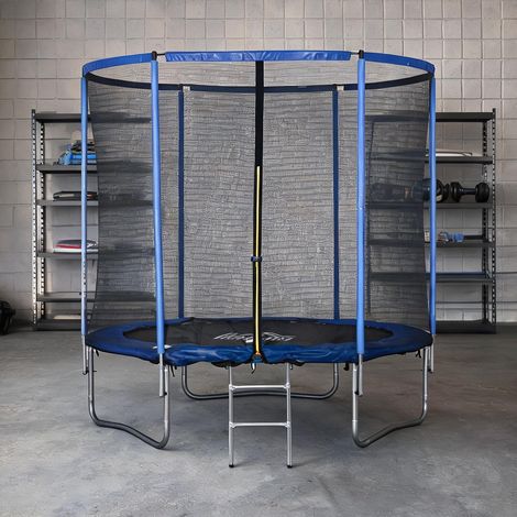 Trampoline extérieur Ø244 cm avec filet et bord rembourré (1/5)