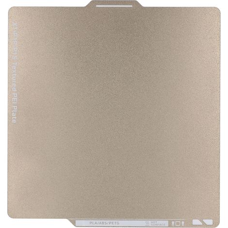 Feuille de construction de plaque PEI Double face 257x257mm, Plate-forme d'impression à lit chaud pour imprimante 3D Bambu Lab (1/5)