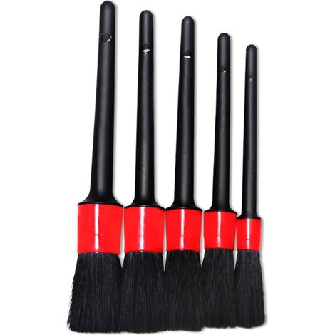 JUEGO DE CEPILLOS PARA LAVADO DE AUTOS (5 PIEZAS)