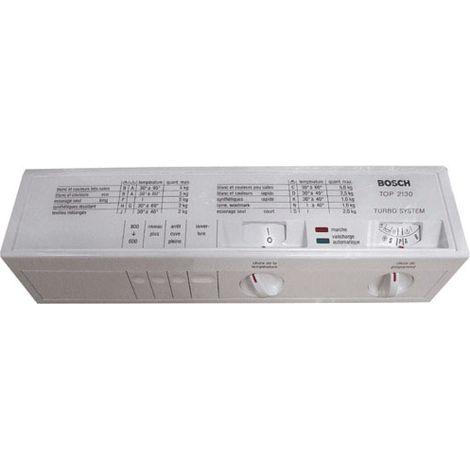 BANDEAU DE COMMANDE COMPLET POUR LAVE LINGE BOSCH - 00273500