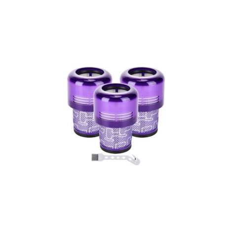 Filtros de repuesto - Paquete de 3 para aspiradora Dyson V11 Absolute Extra Pro Animal Torque Drive V15 Detect - Crezuo (1/4)