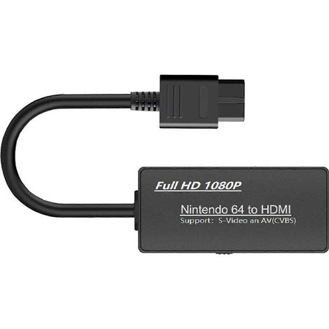 Câble adaptateur convertisseur AV S-Vidéo vers HDMI compatible avec la N64 (1/5)