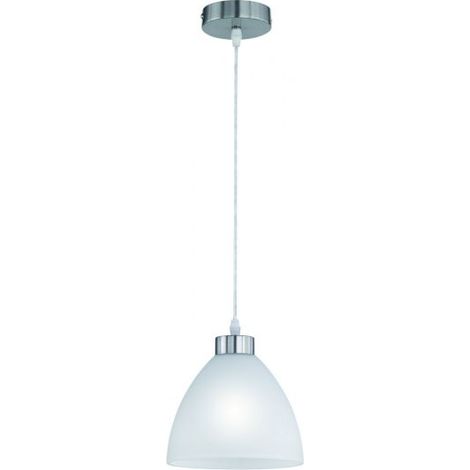 Lampada a sospensione Dallas cromata vetro Ø20 E27 (1/6)