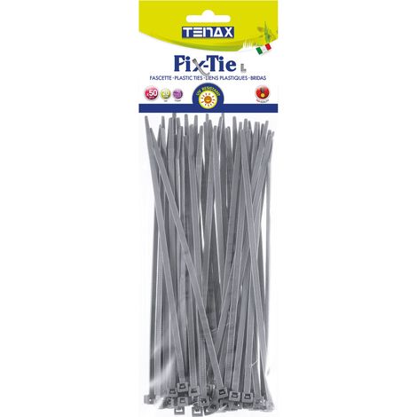 50 FASCETTE UNIVERSALI 20CM GRIGIO TENAX GIARDINO (1/2)