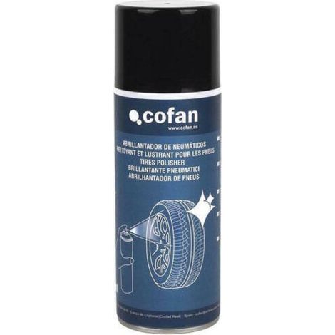 Spray abrillantador de neumaticos/ruedas 400 ml limpia y brillo