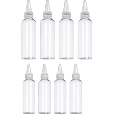 30-ml- und 60-ml-Quetschflaschen aus Kunststoff – 8er-Pack mit Trenntrichter und Blanko-Etiketten zur übersichtlichen Aufbewahrung