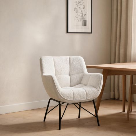 Fauteuil de salon en polyester 69 x 68 x 78,5 cm (1/5)