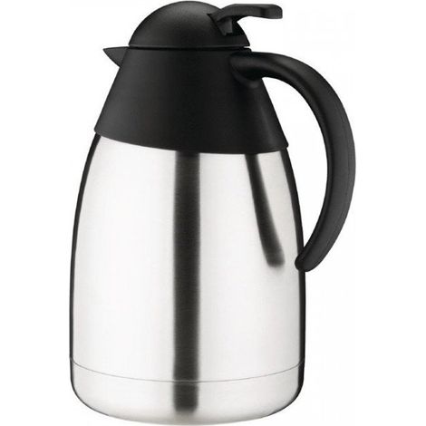 Pichet inox isotherme 1,5 Litres, couvercle hermétique bombé (1/4)