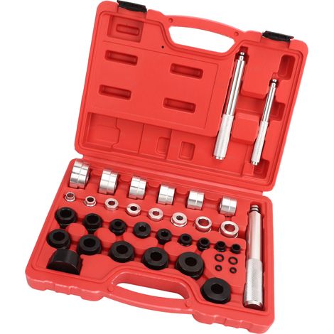 Jeu de 33 douilles à chasser roulements et joints, métrique et SAE, extracteur et installateur de bagues, kit professionnel d’outillage pour démontage et montage. (1/5)
