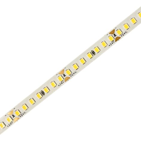 24V Striscia Led SMD Da 10 Metri, 20W/M 135lm/W 238SMD/M, Larga 10mm, Dimmerabile PWM, Tagliabile ogni 7 smd da 29mm, IP20, CRI80, Disponibili 3000K 4000K 6500K (Bianco Freddo 6500K)
