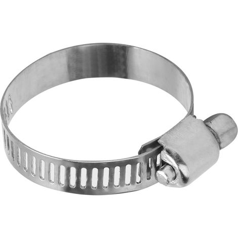 Abrazadera para tuberías [protección contra la corrosión] – Paquete de 10 abrazaderas ajustables de acero inoxidable para diámetros de 20 a 35 mm con engranaje helicoidal (1/5)