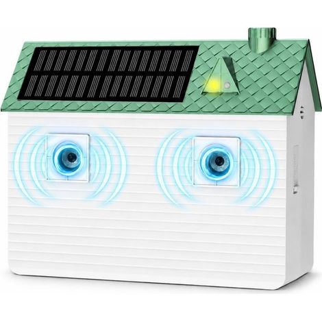 Dispositivo di controllo dell'abbaio a ultrasuoni alimentato a energia solare per il tuo cane, dispositivo di addestramento certificato e rispettoso degli animali, ultrasuoni a doppia frequenza con (1/5)